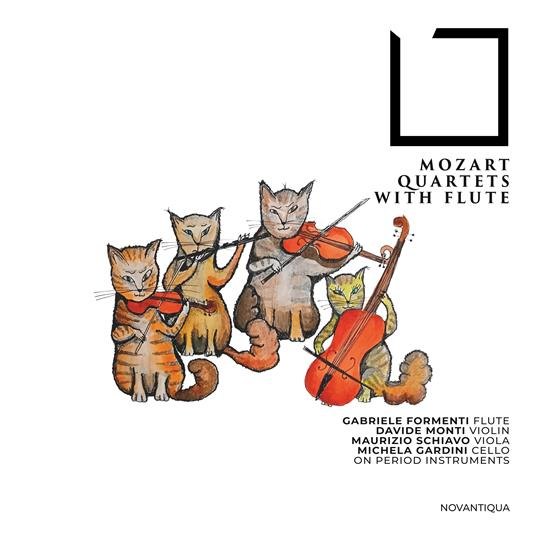 Copertina di Mozart Quartets with Flute